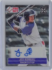 2021 Pro Set Metal Base Wave Purple #PS1-JR1 Jose Rodriguez Auto #/20