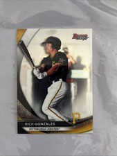 2020 Bowman Best Prospect TP-17 NICK GONZALEZ Rookie Card Pirates. rookie card picture