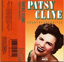Patsy Cline Country Favorites Music Audio Cassette Tape 