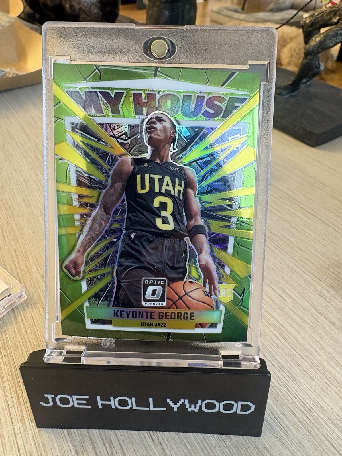 2023-24 Panini Optic - My House Keyonte George Lime Green Holo Prizm /149