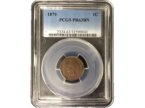 🔥1879 Indian Head Cent – PCGS PR63BN – Choice Proof – Sharp Detail & Attractive