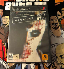 Rockstar Games Manhunt PS2 w/ Case + Manual NTSC-U/C M (Mature)