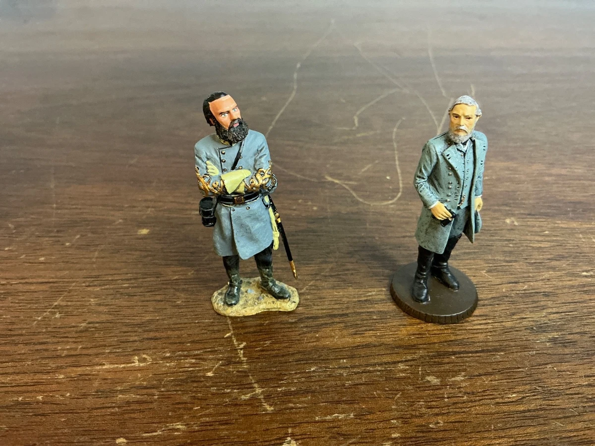 General Robert E. Lee & General Stonewall Jackson BMC TOYS DIECAST FIGURE 2.5"