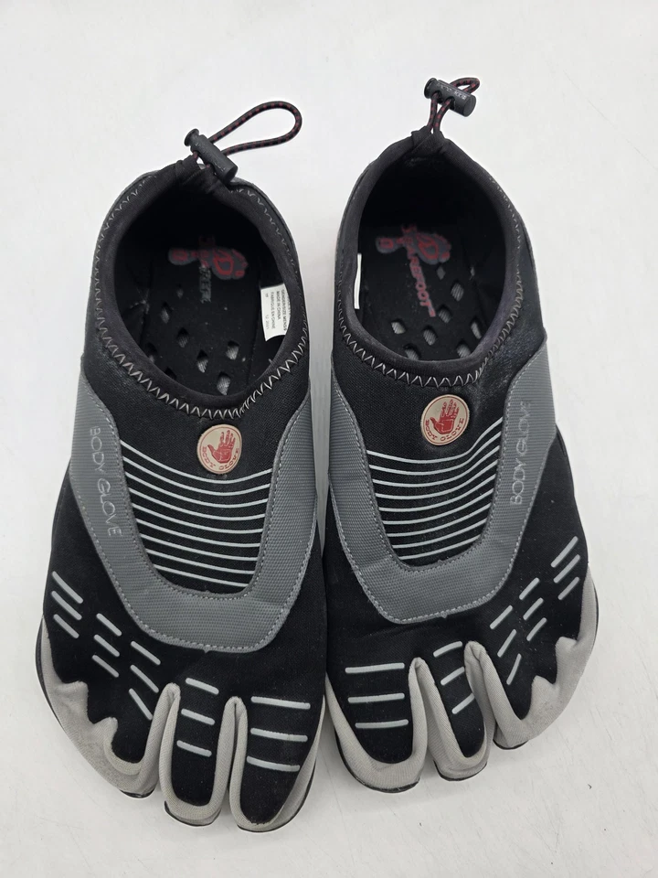 Body Glove Barefoot 3 Water Shoes Mens Size 9 Black Gray Toe Minimalist Aqua - Image 4 of 4