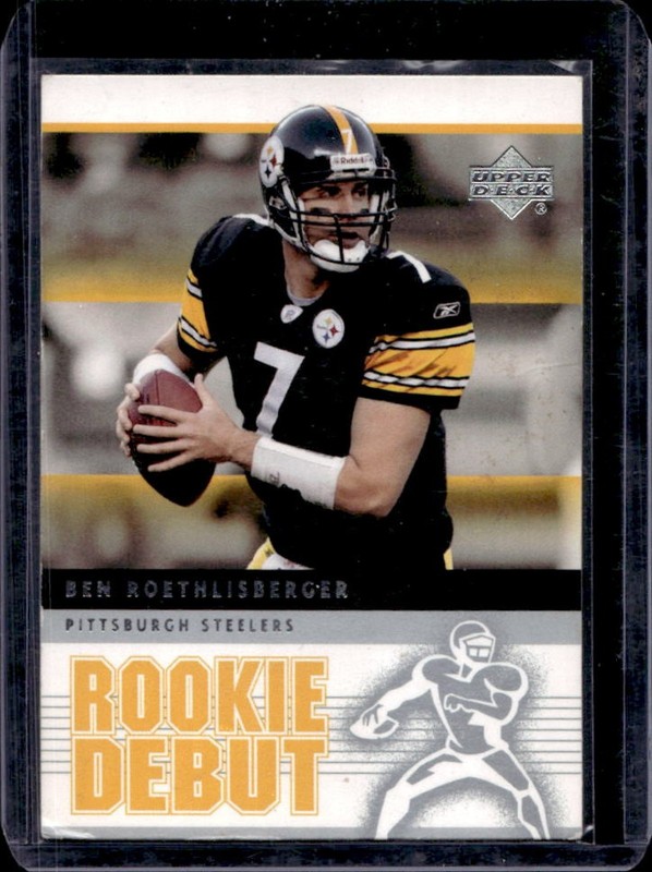 2005 Upper Deck Rookie Debut Ben Roethlisberger #76 Steelers