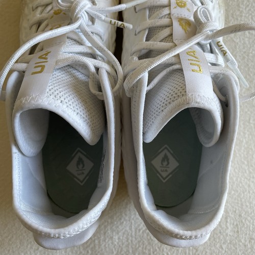 Under Armour UA Spotlight 4 MC Men Size 10.5 Football Cleats White Gold - Picture 7 of 11