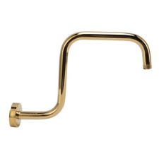 Shower Extension Arm Stainless Steel High Rise Shower Arm With Flange Wall