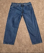 Levi's Mens 550 Relaxed Fit Jean Size 44x32 (Measures 42x30.5)