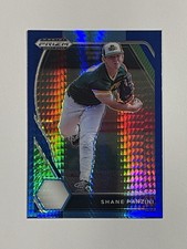 2021 Panini Prizm Draft Picks Shane Panzini #PDP108 Hyper Blue/Carolina Blue RC