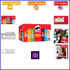 Potato Crisps Snack Stacks Variety Pack, 27 Cups, Assorted Flavors