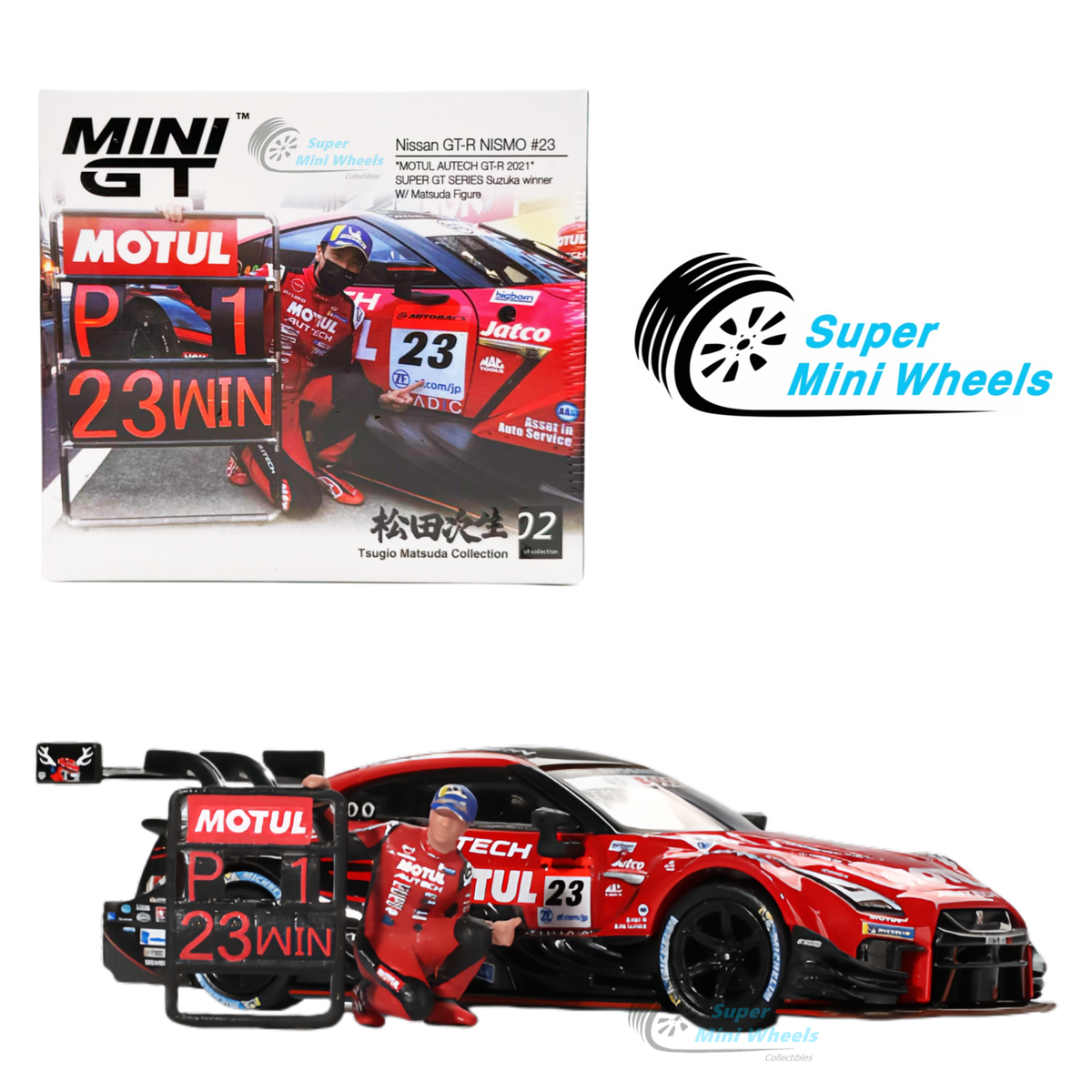 ミニカー Nismo23 Nissan Z GT500 NISMO SUPER GTシリーズ 2023 #23 `MOTUL AUTECH