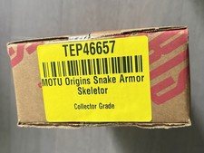MOTU Mattel Masters Of The Universe Origins Snake Armor Skeletor BBTS COLLECTOR