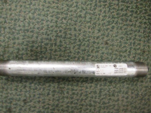 Steel Conduit Nipple Size 1" x 12" *Lot of 11* Used
