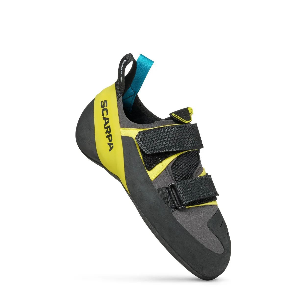 Scarpa Arpia V Men's Climbing Shoes, Shark/Yellow, M41.5