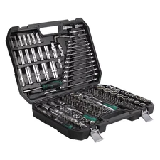  Home & Auto Repair Tool Kit - Complete Socket Wrench Mechanics Tool Set with St