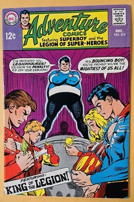 Adventure Comics #375 VG/F (5.0) Intro Quantum Queen & The Wanderers! DC 12/68