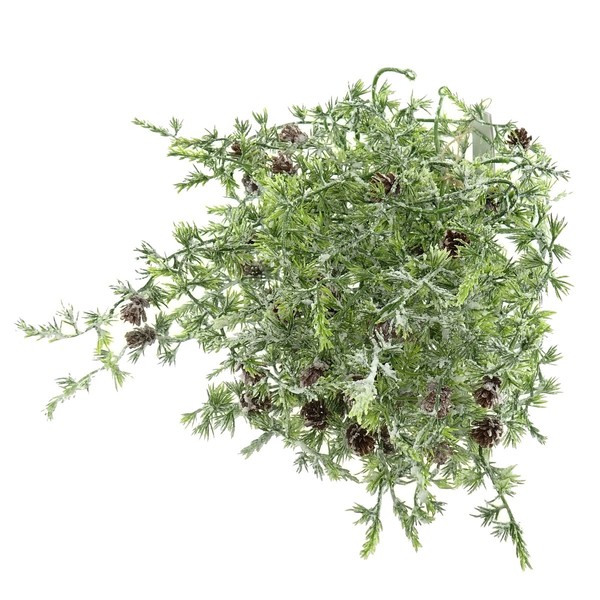 Gasper Weihnachtsdeko Zederngirlande GrüN Beschneit 190 Cm - Kunstpflanzen-image