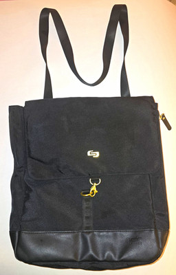 black Solo New York Austin hybrid tote backpack