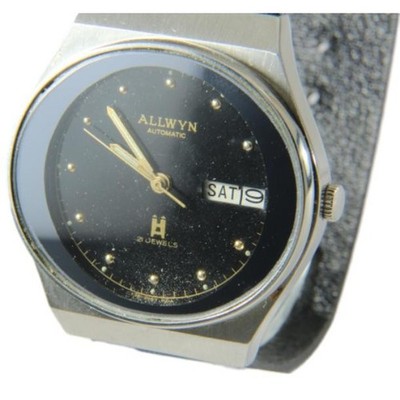 Allwyn Automatic 21 Jewels Vintage 80er Jahre Uhr Y381-8050 Seiko India