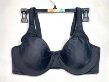 NWOT Bali Women's 38D Passion for Comfort Minimizer Bra DF3385 Black