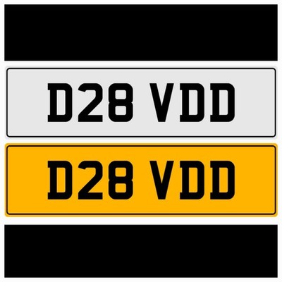 D28 VDD DAV DAVY DAVE DAVID DAVYS DAVIS DAVINA DVD PREFIX PRIVATE NUMBER PLATE