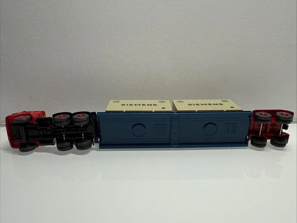 O535  1:87 Wiking 503 Magirus-Deutz Lkw Umbau Tieflader Schwertransport  Ladung  - Bild 3 von 4