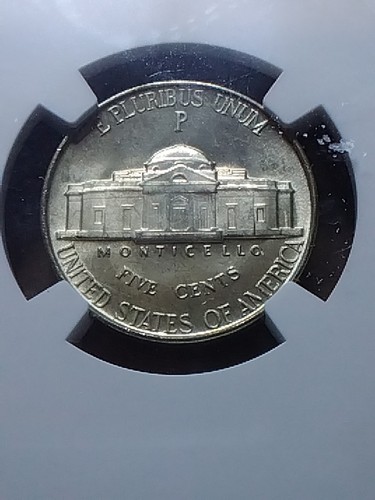 1942-P/P JEFFERSON SILVER NICKEL RPM REPUNCHED MINT MARK VP-005 NGC GRADED MS 66 - Picture 4 of 5