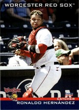 2023 Ronaldo Hernandez MiLB Minor League Rookie Card RC Worcester Boston Red Sox. rookie card picture