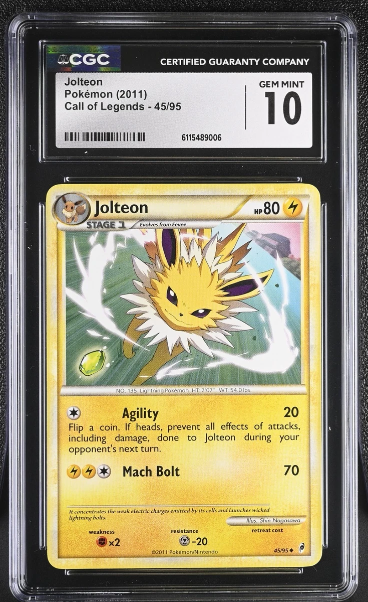 Pokémon TCG Grade 10 Jolteon Individual Collectible Card Game