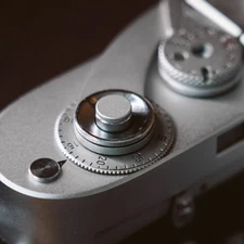 Mini 7mm/8mm Shutter Release Button Brass White Copper for Fujifilm Leica Camera