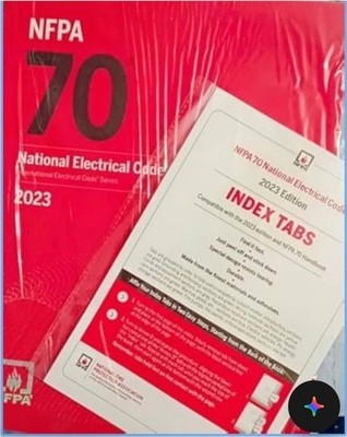 NFPA 70 National Electrical Code 2023 Edition with Index Tabs 2023