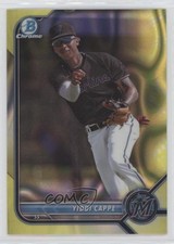 2022 Bowman Draft Chrome Yellow Lava Refractor 41/75 Yiddi Cappe #BDC-96 0j5z