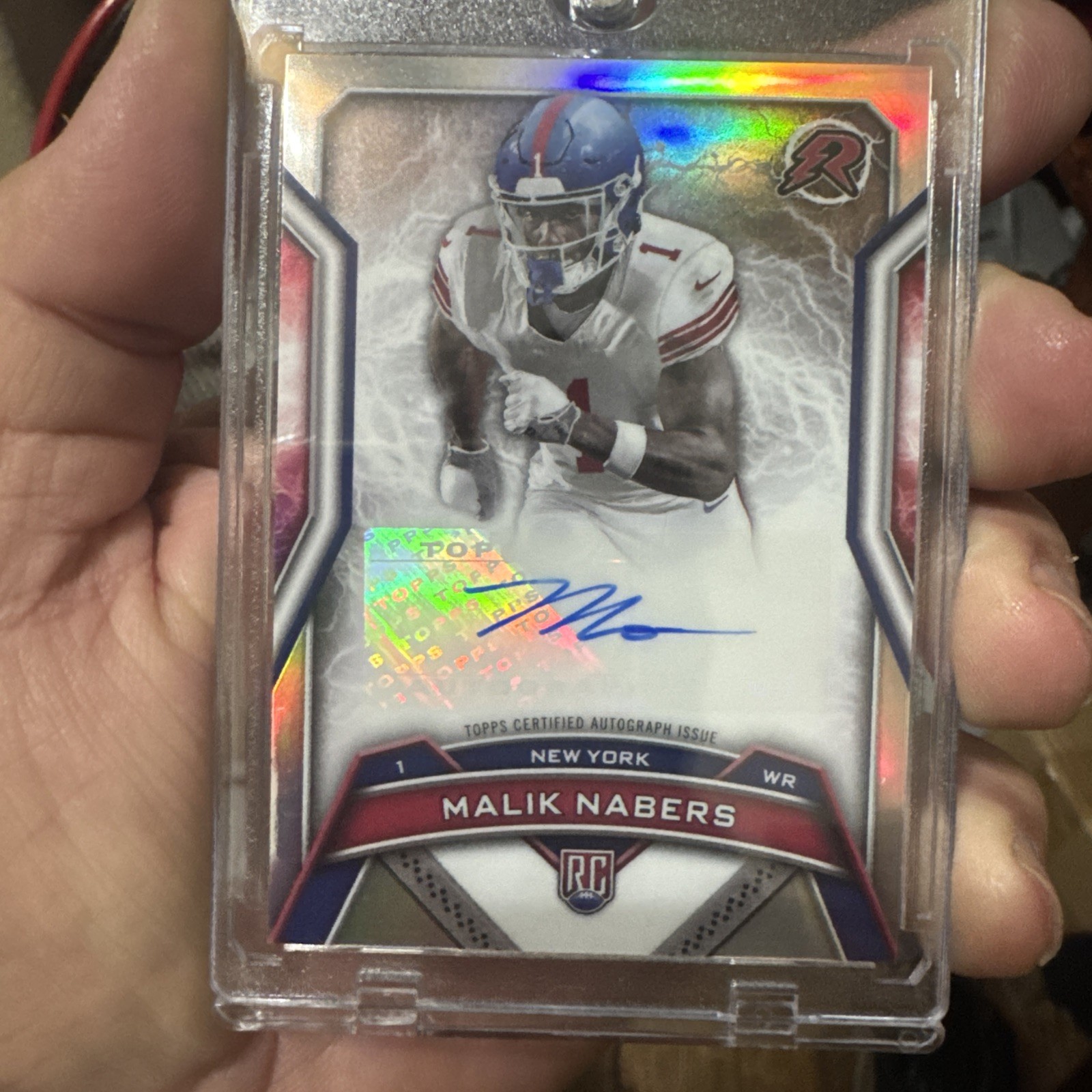 Malik Nabers Topps Resurgence Resurgence Rookie Signatures #RRSMN Base