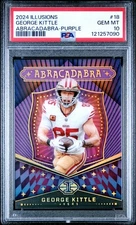 2024 Illusions Abracadabra - George Kittle #18 Purple PSA 10 /50