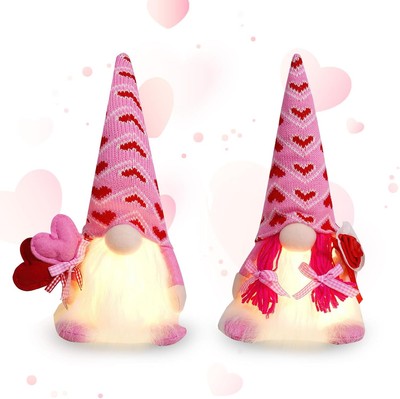 nnOuOnn 2 Stück Gonks Valentinstag Geschenke für Ihn Sie, 12 Zoll Groß Leuchtender Gonk... 