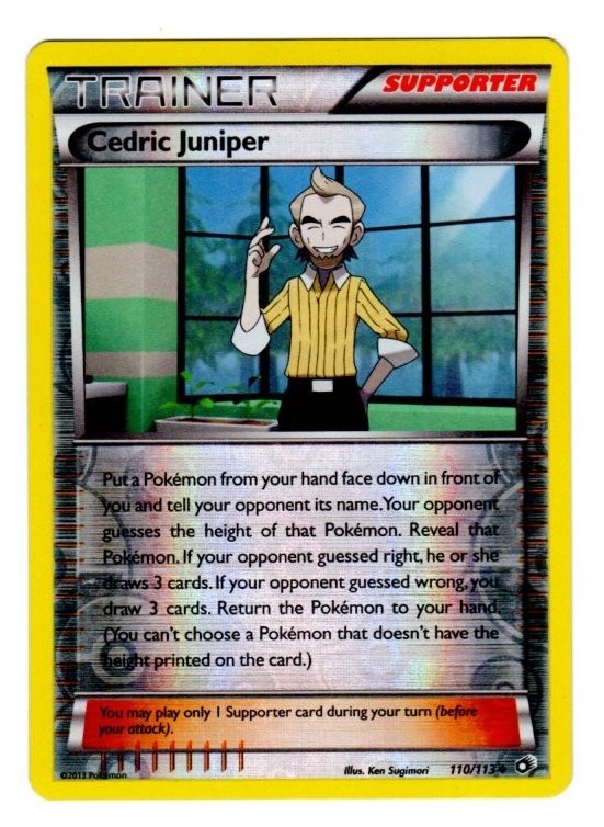 Cedric Juniper 110/113 Legendary Treasures Reverse Holo - Pokemon Card LP
