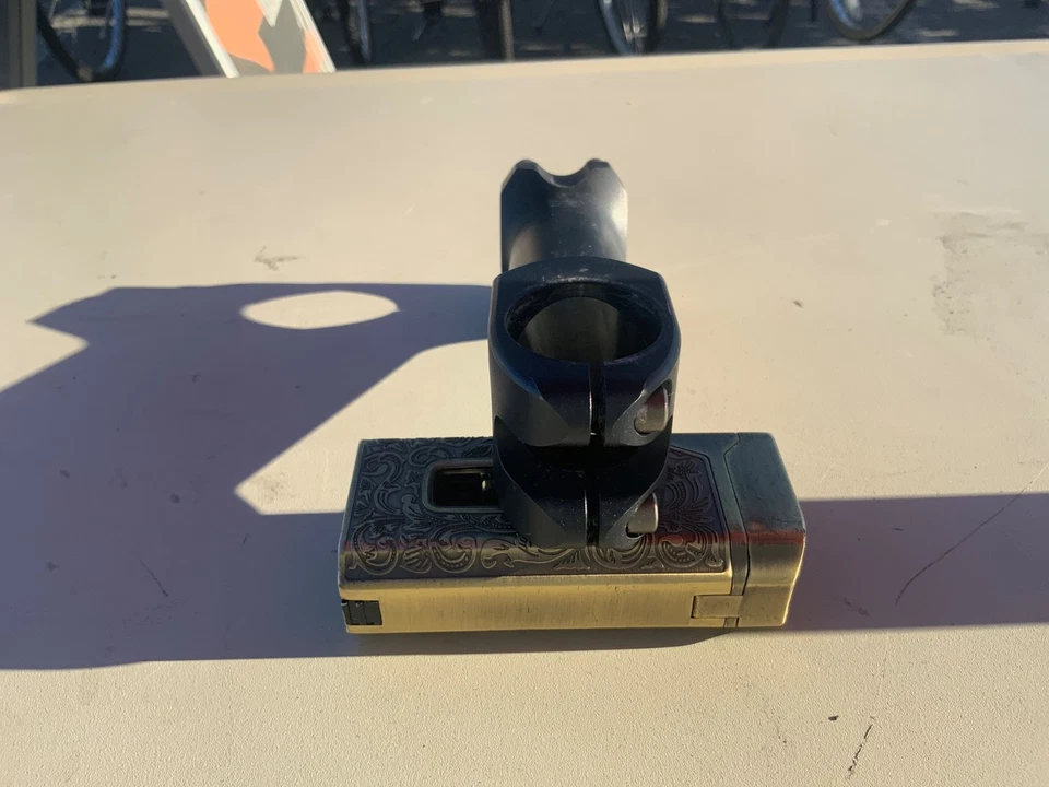 Vástago Deda Newton, 120 mm de longitud, para tubo de dirección de 1 1/8", barra de 26 mm, tornillos Ti Foto 4 de 4