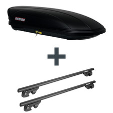 Dachbox Menabo Marathon 400 + Dachtr&auml;ger Menabo f&uuml;r Mercedes GL-Klasse X164 NEU