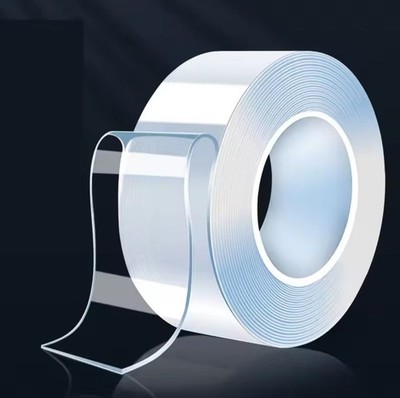 Nano Magic durchsichtiges doppelseitiges Griffband spurlos abnehmbar waschbar Kleber UK