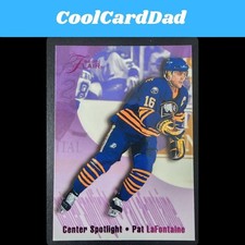 1994-95 Fleer Flair Center Spotlight #5 Pat LaFontaine Buffalo Sabres