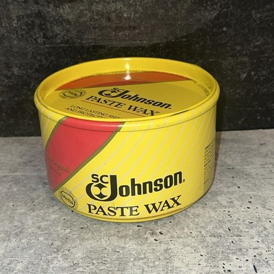 SC JOHNSON PASTE WAX NEW UNUSED 16 OZ FULL CAN ORIGINAL FORMULA DISCONTINUED