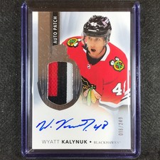 2021-22 The Cup Wyatt Kalynuk Base Rookie Auto Patch 18/249