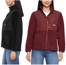 NEW  Eddie Bauer Women's Mixed Media Fleece Jackets Variety 196