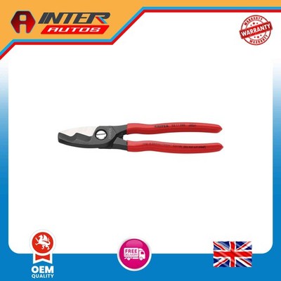 Draper KNIPEX 95 11 200 SB Kabelschere mit Doppelschneide, 200 mm 37065