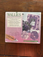 New 12014 Purple Pansy 25 Pre-Pasted Wallpaper Cut Outs Decals