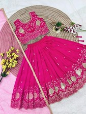 Readymade kids girls lehenga choli party wear eid indian girls designer dress