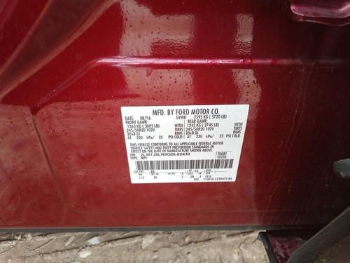 Speedometer Cluster MPH ID FA1T-10849-AJ Fits 16-17 MKX 781487 - Imagen 6 de 9