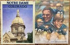 9/22/84 & 11/9/85 Notre Dame Fighting Irish Football Media Guides VINTAGE — photo 1