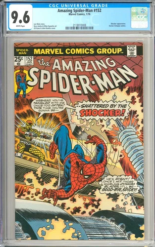 Amazing Spider-Man #152 High Grade Bronze Age Vintage Marvel Comic 1976 CGC 9.6
