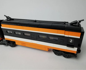 Lego 10233 Horizon Express Orange Black Train 100% Complete Creator Expert Set